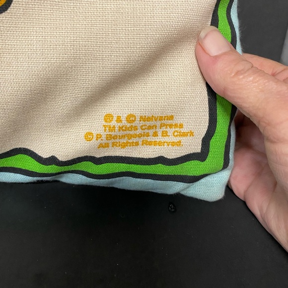 Vintage FRANKLIN THE TURTLE Block-Stacking Decorative Pillow - Picture 4 of 6